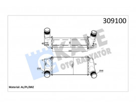 TURBO INTERCOOLER RADYATORU COURIER 14 FIESTA 13 B MAX 12 1.0 ECOBOOST