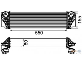TURBO RADYATÖRÜ BMW F07 530D XDRİVE 09 F10 525D 530D 10 F11 520D 525D 530D 10 F01 730D 08
