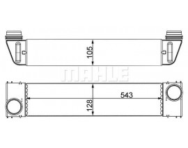 TURBO RADYATORU BMW M57N E60 E63 E64 E65