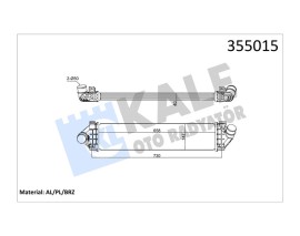 TURBO RADYATORU FOCUS II FOCUS II CMAX 1.6TDCI 1.8TDCI 2.0TDCI 04 08 CMAX 1.6TDCI 2.0TDCI 07