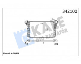 TURBO RADYATÖRÜ INTERCOOLER CADDY-GOLF V-JETTA-A3-LEON-OCTAVIA 1.8-1.9-2.0TDI-TFSI 615X406.6X32