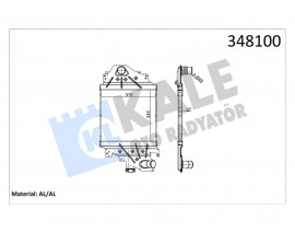 TURBO RADYATÖRÜ INTERCOOLER CLIO II 1.5DCI AL/PL/BRZ 345x370x27