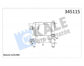 TURBO RADYATÖRÜ INTERCOOLER CLIO IV-CAPTUR-LOGAN II-SANDRO II 1.5DCI-CLIO IV-0.9TCE-1.2TCE-1.6 13