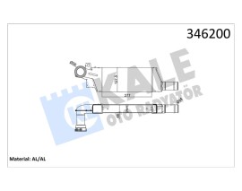 TURBO RADYATÖRÜ INTERCOOLER COMBO-CORSA C-TIGRA AL/PL/BRZ 279x127x46