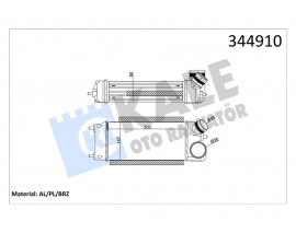 TURBO RADYATÖRÜ INTERCOOLER FIESTA 1.6 TDCİ 08 MEK AC /- AL/PL/BRZ