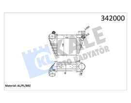 TURBO RADYATÖRÜ INTERCOOLER GOLF IV-BORA-A3-OCTAVIA-TOLEDO-LEON 1.9TDI 183X189.5X85 AL/PL/B