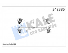 TURBO RADYATÖRÜ INTERCOOLER LAGUNA COUPE-LAGUNA III-LATITUDE 1.5 DCI AL-PL-BRZ