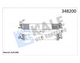 TURBO RADYATÖRÜ INTERCOOLER LGN III 2.0 DCI AL-PL-BRZ 652x112x108