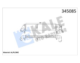 TURBO RADYATÖRÜ INTERCOOLER LOGAN MCV-SANDERO 09 K9K AL/PL/BRZ
