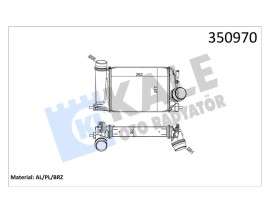 TURBO RADYATÖRÜ INTERCOOLER MGN IV GRANDTOUR 1.2 Tce 16 NISSAN QASHQAI 1.2 DIG-T