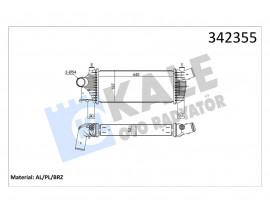 TURBO RADYATÖRÜ INTERCOOLER NISSAN NAVARA-PATHFINDER AL-PL-BRZ