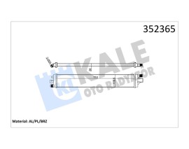 TURBO RADYATÖRÜ INTERCOOLER NV400-MOVANO B-MASTER III LT 2.3CDTI 10 İLAVE SOĞUTUCU AT-MT