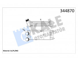 TURBO RADYATÖRÜ INTERCOOLER P308-P3008-P5008-PARTNER TEPEE-C4-DS4-BERLINGO III 300X150 AL/PL/BRZ