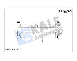 TURBO RADYATÖRÜ INTERCOOLER POLO 09 A1 11-15 IBIZA IV-FABIA II