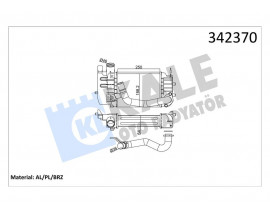 TURBO RADYATÖRÜ INTERCOOLER TOYOTA TREZIA-URBAN CRUISER-VERSO S AL-PL-BRZ