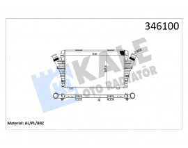 TURBO RADYATÖRÜ INTERCOOLER VECTRA C-SIGNUM AL/PL/BRZ 650x397x.4x30
