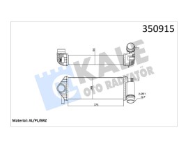 TURBO RADYATÖRÜ KANGOO III 2010 KLIPSLI GEÇMELİ