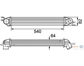 TURBO RADYATORU MINI R55 R56 R60 R61 F56 PREMIUM LINE