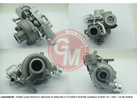 TURBOSARJ MERCEDES OM607 X156 W176 W246 C117 X117 . RENAULT MEGANE IV 15 TALISMAN 15 KADJAR 15 NISSAN QASHQAI II 13 1.5dCi K9K E5-E6