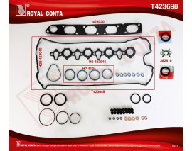 ÜST TAKIM CONTA CORTECO KEÇELİ REINZ SUB.LAST SKC SİZ MASTER 2.2-2.5 DCI G9T-G9U