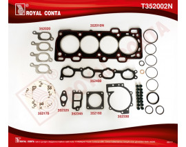 ÜST TAKIM CONTA LGN-SAFRANE-ESPACE 2.0 LT 16V N7Q SKT SÜBAP LASTİKLİ