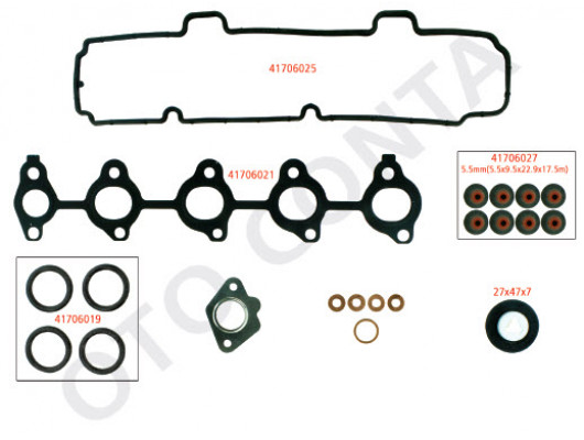 ÜST TAKIM CONTASI P107-P206-P307-BIPPER-NEMO-FIESTA-FUSION 1.4HDI DV4 TEFLON KEÇELİ SKC SİZ