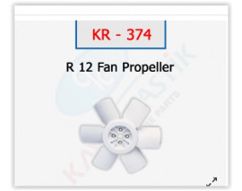 VANTİLATÖR PERVANESİ R12 TOROS