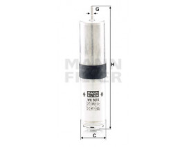 WK 5015 Z YAKIT FILTRESI BMW F45 F46 F48 F39 MINI F54 F55 F56 F57 F60