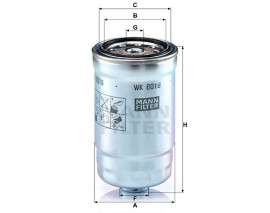 WK 8019 YAKIT FİLTRESİ KIA MOTORS SOUL 1.6 CRDİ 128HP 02/09-