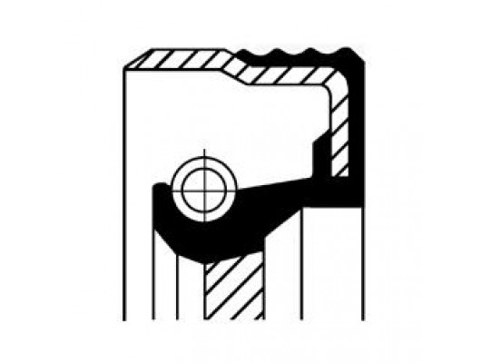 x 01020045B YAĞ KEÇESİ KRANK MİLİ 43.0X58.0X7.0 FKM HONDA ACCORD 03 CIVIC 05 CR-V 05