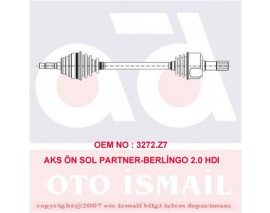 x AKS ÖN SOL PARTNER-BERLINGO 2.0 HDI 00