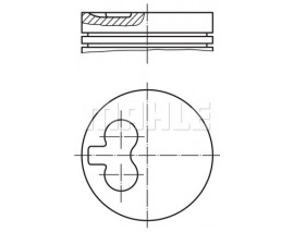 x MOTOR PİSTON SEGMAN 0.60 P406-P605 XUD11 ATE 85.60 039PI0008910286