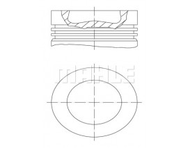 x MOTOR PİSTON SEGMAN VW AMAROK-PASSAT-T5 2.0 TDI CAHA-CDBA-CBDC 81.00