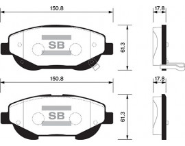 x ÖN BALATA AVENSIS 2.2 D4D-VERSO 2.2 D4D-2.2D 2011