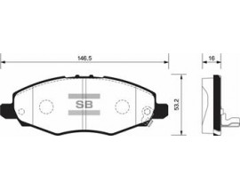 x ÖN BALATA HI-LUX PICKUP 2.5D-4D 01 HI-LUX PICKUP 2.5 07 GDB3427
