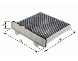 x POLEN FİLTRESİ MITSUBISHI PAJERO II-PAJERO III 00 OUTLANDER KARBONLU