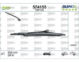 x SİLECEK SILENCIO SPOİLERLİ 60cm x1 VM105 SOL TARAF SAFRANE