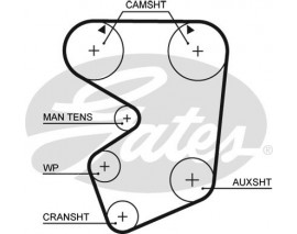x TRİGER KAYIŞI 180x254 FIAT 130 2.9 12V 69-71 130 3.2 12V 71-78