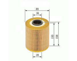 x YAĞ FİLTRESİ OMEGA B 2.5TD HU938/1x