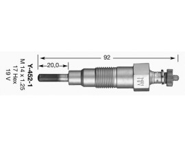 Y-452-1 KIZDIRMA BUJİSİ
