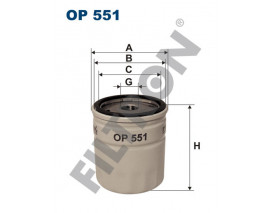 YAĞ FİLTRESİ OPEL KADETT-D 1.3 N 60HP 08/79-08/84