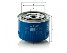 YAĞ FİLTRESİ RENAULT R 9 1.4 60HP 12/81-12/89