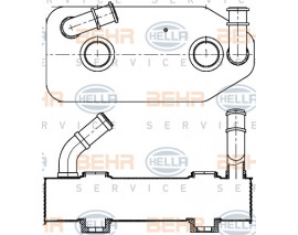 YAĞ SOĞUTUCUSU OTOMATİK ŞANZUMAN GOLF4-BORA-A3-LEON-TOLEDO 1996-2003 1.6-1.8 BENZİNL İ 1.9 TDI