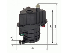 YAKIT FİLTRESİ CLIO III 1.5DCI 05- -MODUS 1.5DCI 04- 8200447197