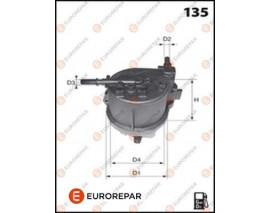 YAKIT FİLTRESİ FIESTA IV 08- -FOCUS C-MAX 03-07 -C-MAX 07- -FOCUS II -MAZDA 2- MAZDA 3 1.6TDCI