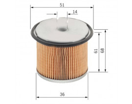 YAKIT FİLTRESİ MERCEDES KAMYON. 304.403 OTOBÜS MF 119 P 707 -PM 807-KX 35