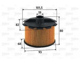 YAKIT FİLTRESİ PARTNER-P206-P306 BERLIN-JUMPY- XSARA-SCUDO-COROLLA 00-02 1.9D 98 DW8