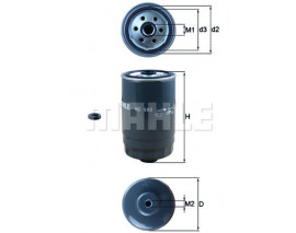 YAKIT FİLTRESİ Spin-on fuel filter