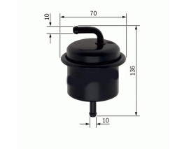 YAKIT FİLTRESİ SUZUKİ GRAND VITARA 99-05 WK614/47 x