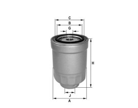 YAKIT FİLTRESİ TOYOTA HILUX-MAZDA B SERİSİ PİCKUP COROLLA 1.8-2.0 DZL-CARINA II-HIACE II 2.4 D x